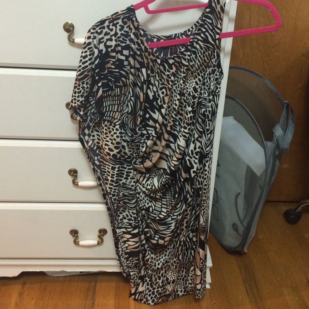 Cheetah print dress